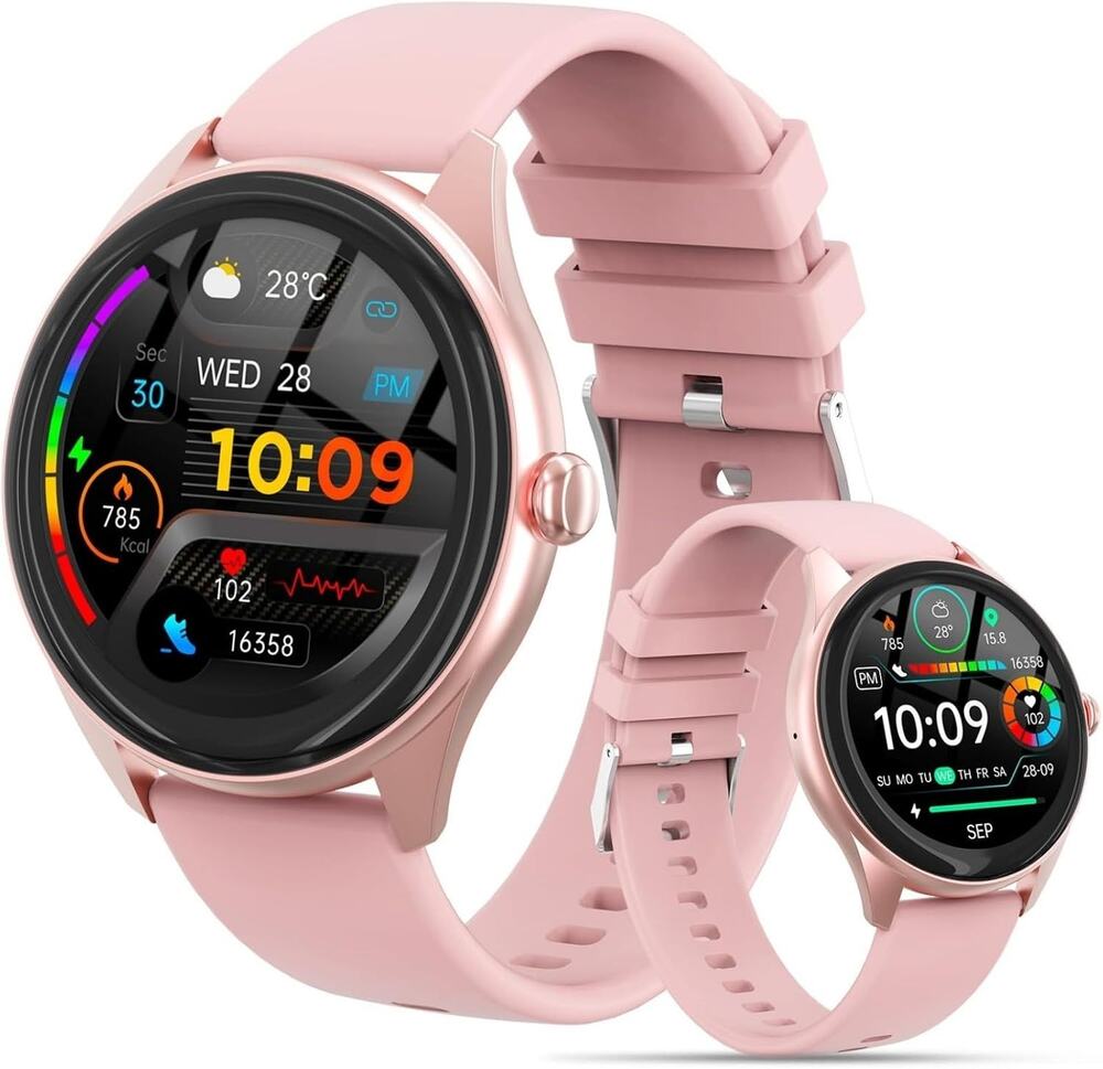 DIVOAZBVO TG02 Smart Watch Bluetooth Call 120 Sports Heart Rate iPhone Android